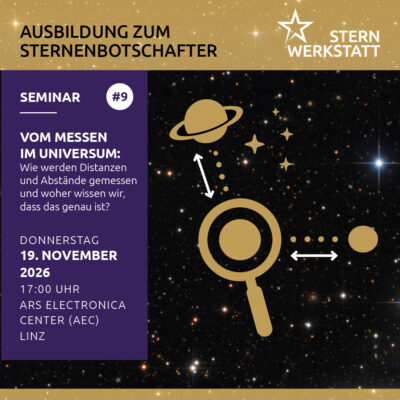 Vom Messen im Universum: Wie werden Distanzen und Abstände gemessen und woher wissen wir, dass das genau ist?